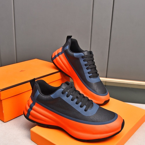 Replica Hermes Casual Shoes For Men #1243459 $100.00 USD for Wholesale