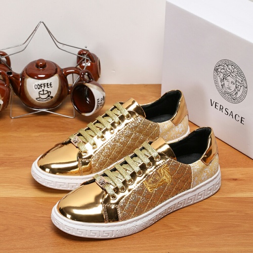 Versace Casual Shoes For Men #1243476 $68.00 USD, Wholesale Replica Versace Casual Shoes