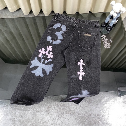 Replica Chrome Hearts Jeans For Unisex #1243523 $76.00 USD for Wholesale