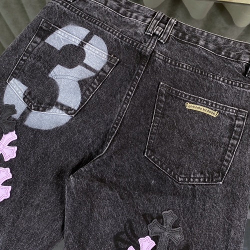 Replica Chrome Hearts Jeans For Unisex #1243523 $76.00 USD for Wholesale