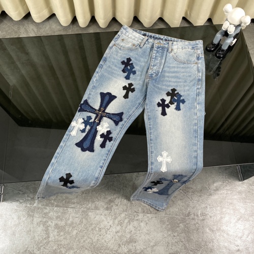 Chrome Hearts Jeans For Unisex #1243525 $72.00 USD, Wholesale Replica Chrome Hearts Jeans