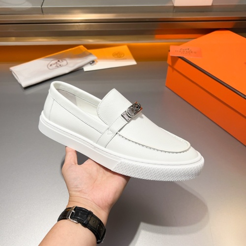 Replica Hermes Casual Shoes For Men #1243532 $125.00 USD for Wholesale