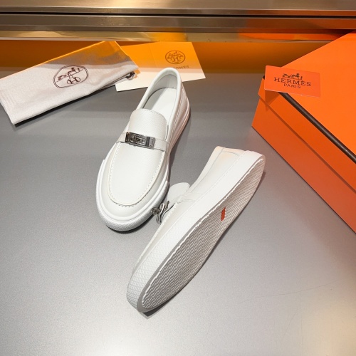 Replica Hermes Casual Shoes For Men #1243532 $125.00 USD for Wholesale