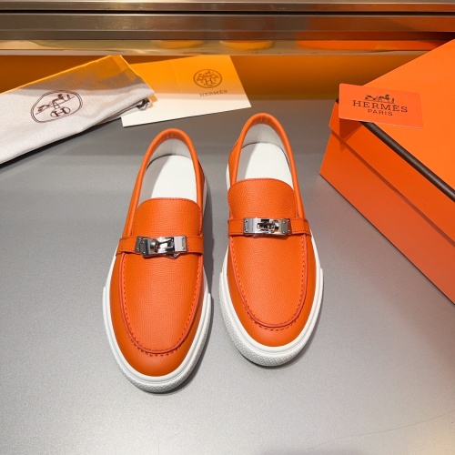 Replica Hermes Casual Shoes For Men #1243534 $125.00 USD for Wholesale