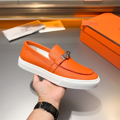 Replica Hermes Casual Shoes For Men #1243534 $125.00 USD for Wholesale