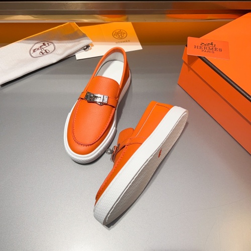 Replica Hermes Casual Shoes For Men #1243534 $125.00 USD for Wholesale