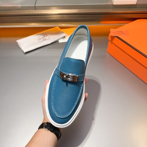 Replica Hermes Casual Shoes For Men #1243535 $125.00 USD for Wholesale