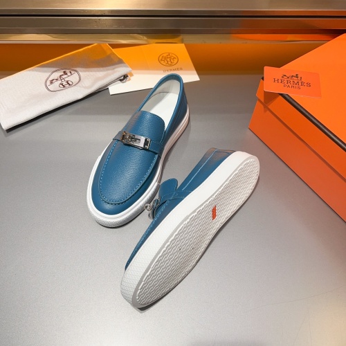 Replica Hermes Casual Shoes For Men #1243535 $125.00 USD for Wholesale