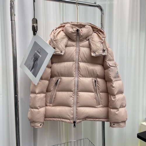 Moncler Down Feather Coat Long Sleeved For Women #1243575 $140.00 USD, Wholesale Replica Moncler Down Feather Coat