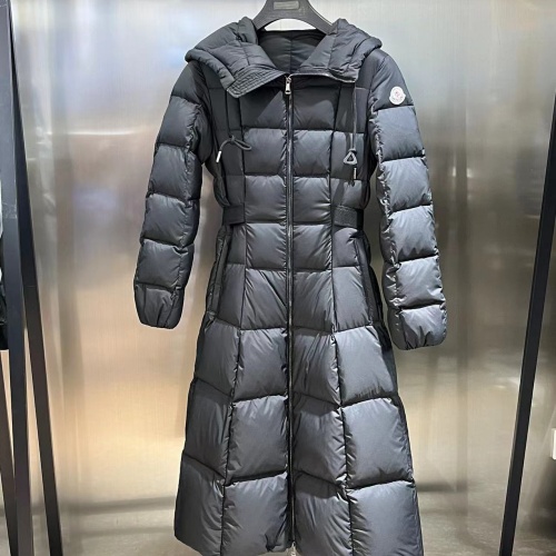 Moncler Down Feather Coat Long Sleeved For Women #1243582 $225.00 USD, Wholesale Replica Moncler Down Feather Coat