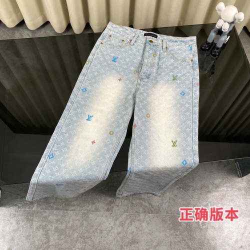 Louis Vuitton LV Jeans For Unisex #1243605 $72.00 USD, Wholesale Replica Louis Vuitton LV Jeans