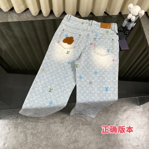 Replica Louis Vuitton LV Jeans For Unisex #1243605 $72.00 USD for Wholesale