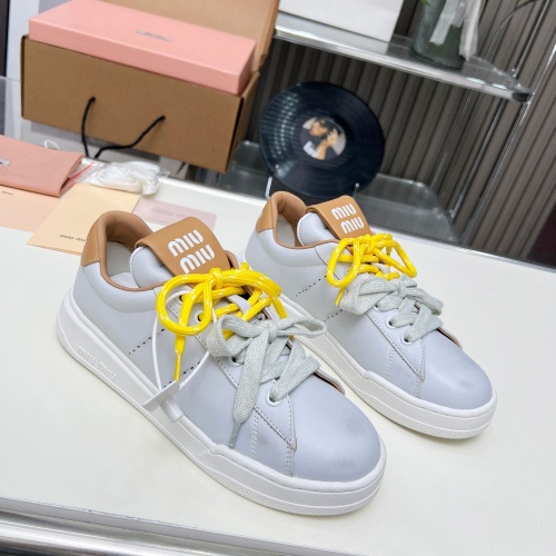 Replica MIU MIU Casual Shoes For Women #1243710 $100.00 USD for Wholesale