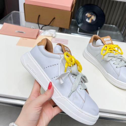 Replica MIU MIU Casual Shoes For Women #1243710 $100.00 USD for Wholesale