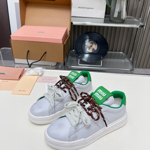 MIU MIU Casual Shoes For Women #1243711 $100.00 USD, Wholesale Replica MIU MIU Casual Shoes