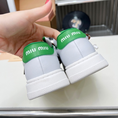 Replica MIU MIU Casual Shoes For Women #1243711 $100.00 USD for Wholesale