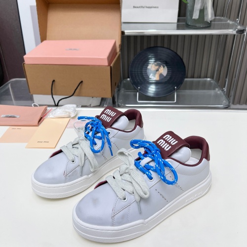 MIU MIU Casual Shoes For Women #1243712 $100.00 USD, Wholesale Replica MIU MIU Casual Shoes