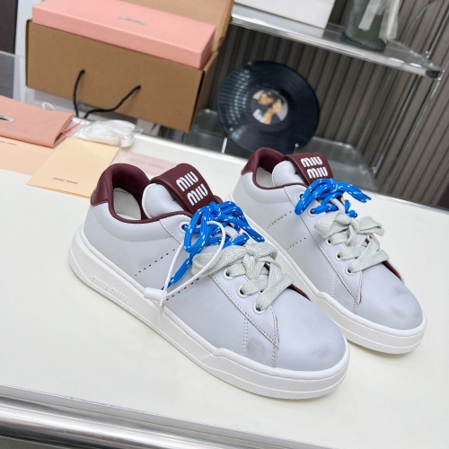 Replica MIU MIU Casual Shoes For Women #1243712 $100.00 USD for Wholesale