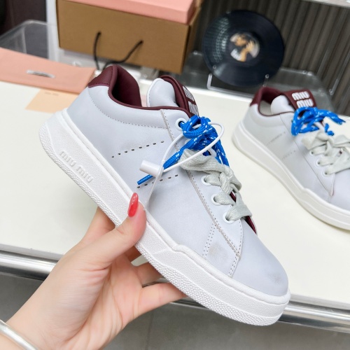 Replica MIU MIU Casual Shoes For Women #1243712 $100.00 USD for Wholesale