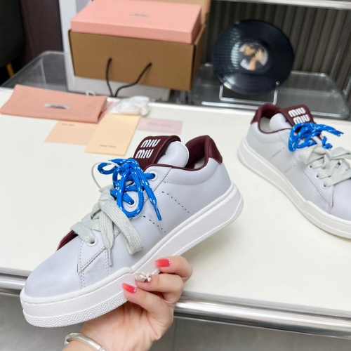 Replica MIU MIU Casual Shoes For Women #1243712 $100.00 USD for Wholesale