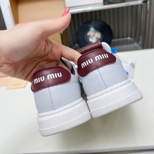 Replica MIU MIU Casual Shoes For Women #1243712 $100.00 USD for Wholesale