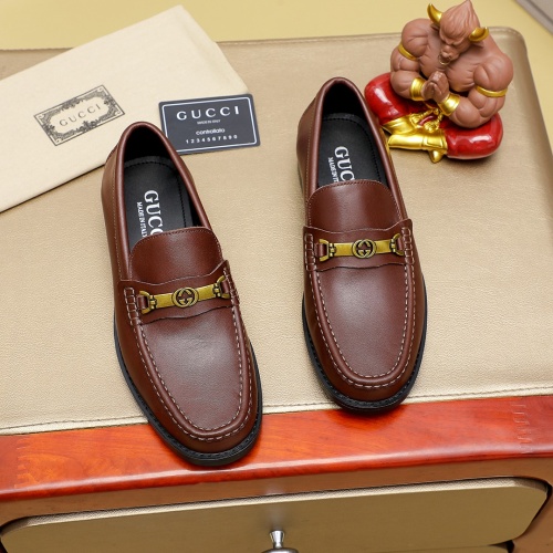 Gucci Oxfords Shoes For Men #1243752 $85.00 USD, Wholesale Replica Gucci Oxfords Shoes