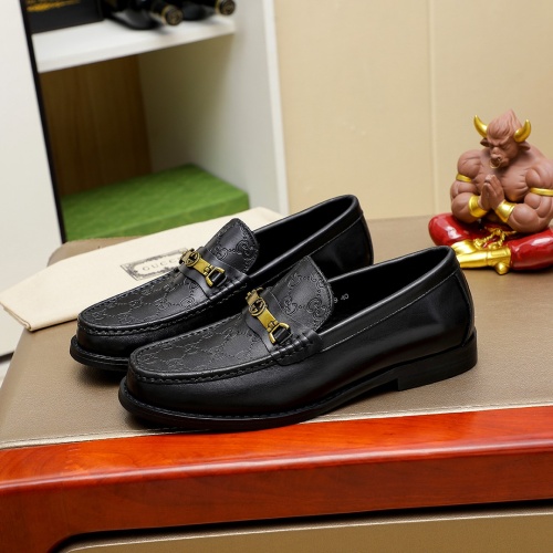 Replica Gucci Oxfords Shoes For Men #1243763 $85.00 USD for Wholesale