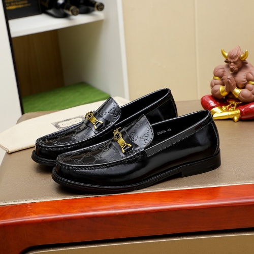 Replica Gucci Oxfords Shoes For Men #1243764 $85.00 USD for Wholesale