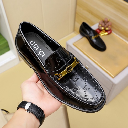 Replica Gucci Oxfords Shoes For Men #1243764 $85.00 USD for Wholesale