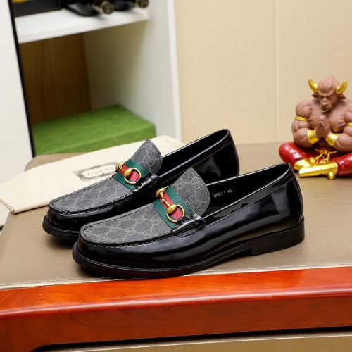 Replica Gucci Oxfords Shoes For Men #1243773 $85.00 USD for Wholesale