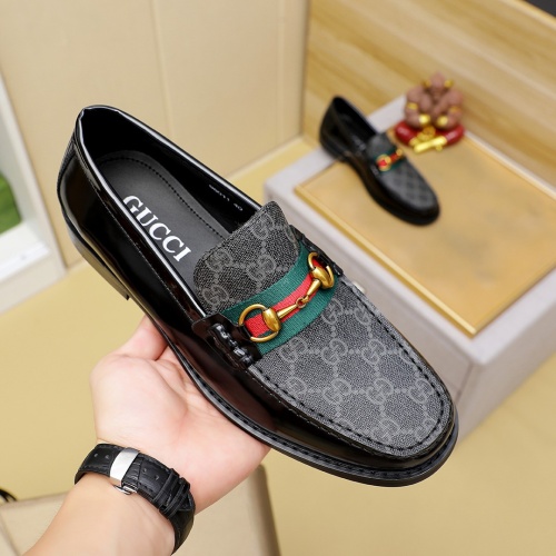 Replica Gucci Oxfords Shoes For Men #1243773 $85.00 USD for Wholesale