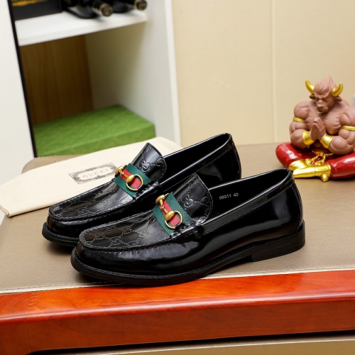 Replica Gucci Oxfords Shoes For Men #1243776 $85.00 USD for Wholesale