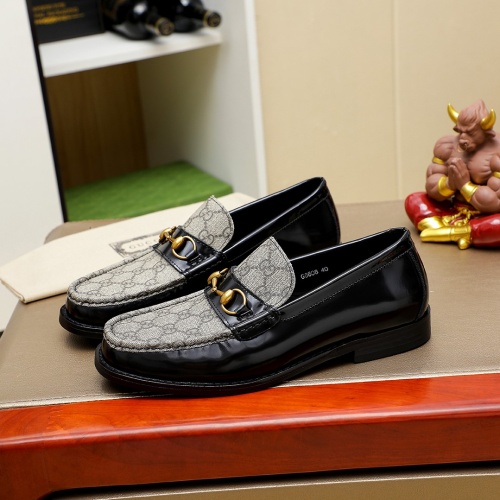 Replica Gucci Oxfords Shoes For Men #1243780 $85.00 USD for Wholesale