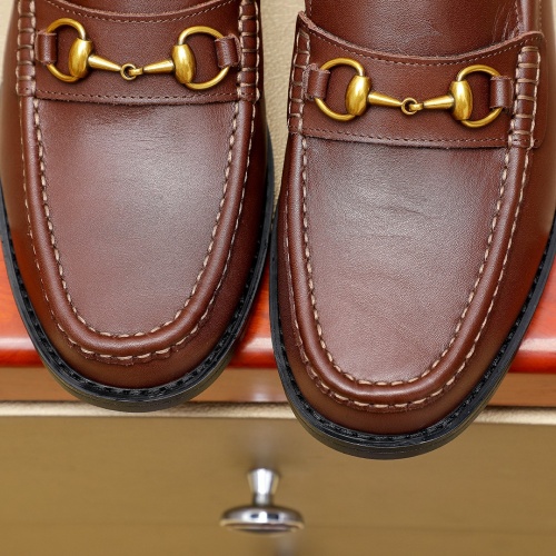 Replica Gucci Oxfords Shoes For Men #1243782 $85.00 USD for Wholesale