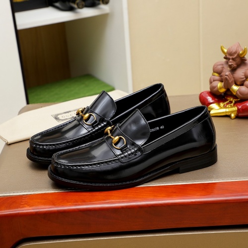 Replica Gucci Oxfords Shoes For Men #1243783 $85.00 USD for Wholesale