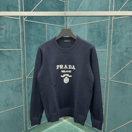 Prada Sweater Long Sleeved For Unisex #1243787 $82.00 USD, Wholesale Replica Prada Sweater