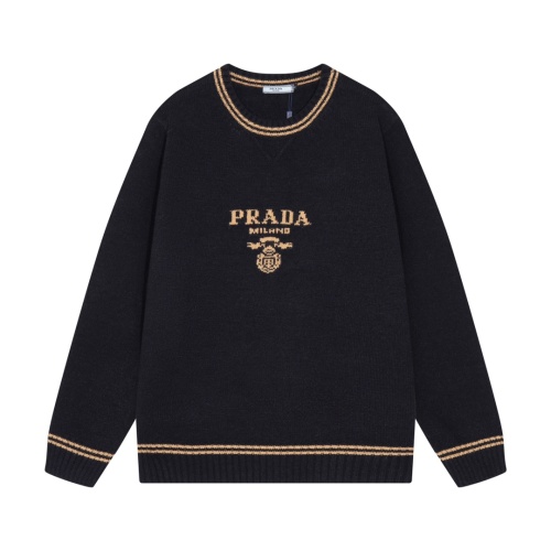 Prada Sweater Long Sleeved For Unisex #1243789 $64.00 USD, Wholesale Replica Prada Sweater