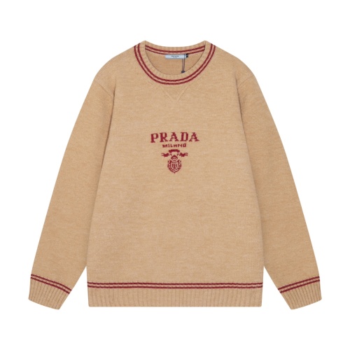 Prada Sweater Long Sleeved For Unisex #1243790 $64.00 USD, Wholesale Replica Prada Sweater