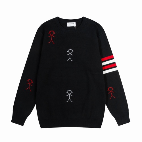 Thom Browne TB Sweaters Long Sleeved For Unisex #1243795 $48.00 USD, Wholesale Replica Thom Browne TB Sweaters