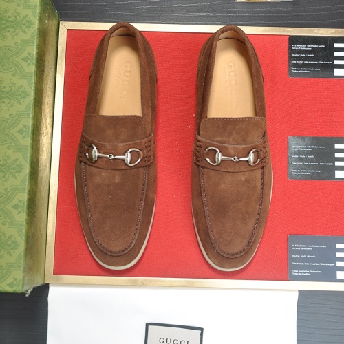 Replica Gucci Oxfords Shoes For Men #1243803 $96.00 USD for Wholesale