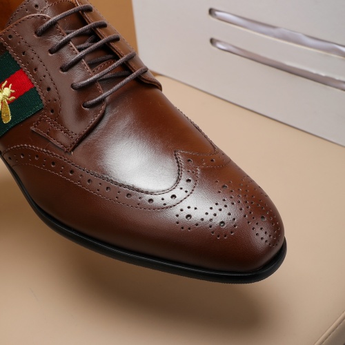 Replica Gucci Oxfords Shoes For Men #1243812 $88.00 USD for Wholesale