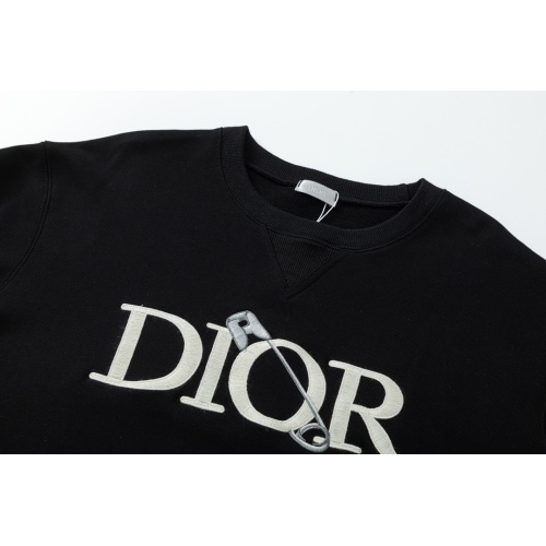 Replica Christian Dior Hoodies Long Sleeved For Unisex #1243814 $52.00 USD for Wholesale