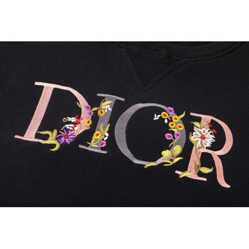 Replica Christian Dior Hoodies Long Sleeved For Unisex #1243816 $56.00 USD for Wholesale