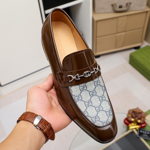 Replica Gucci Oxfords Shoes For Men #1243818 $80.00 USD for Wholesale