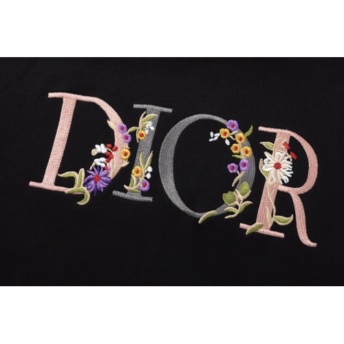 Replica Christian Dior Hoodies Long Sleeved For Unisex #1243823 $64.00 USD for Wholesale