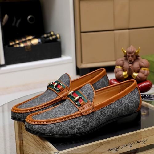 Replica Gucci Oxfords Shoes For Men #1243825 $80.00 USD for Wholesale