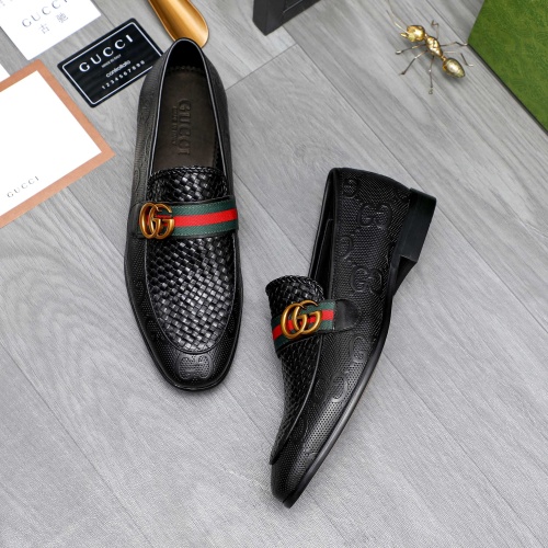 Replica Gucci Oxfords Shoes For Men #1243826 $68.00 USD for Wholesale