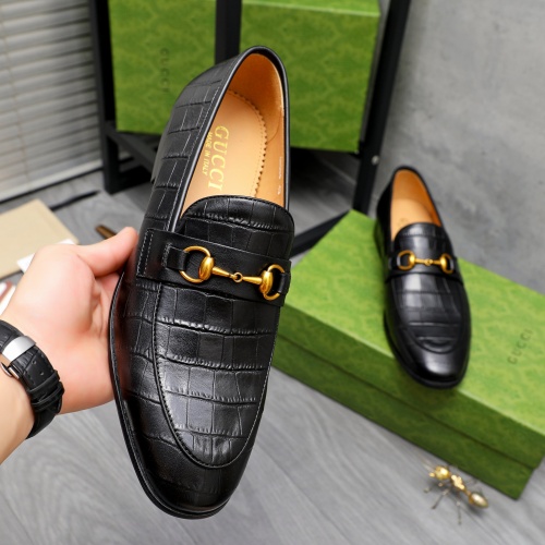 Replica Gucci Oxfords Shoes For Men #1243827 $68.00 USD for Wholesale