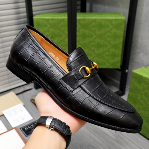 Replica Gucci Oxfords Shoes For Men #1243827 $68.00 USD for Wholesale