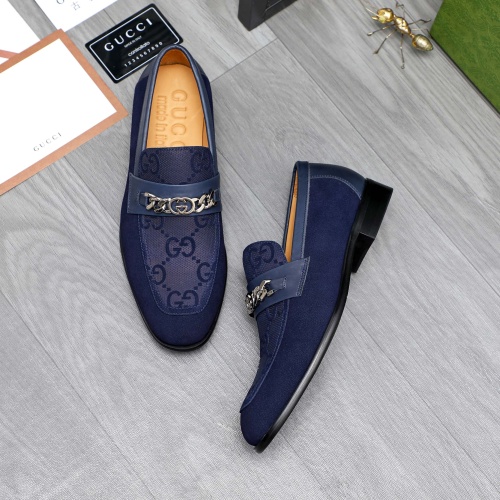 Replica Gucci Oxfords Shoes For Men #1243828 $82.00 USD for Wholesale